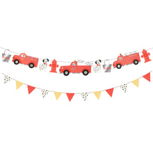 Load image into Gallery viewer, Meri Meri Fire Truck Garland