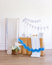 Load image into Gallery viewer, Blue Striped Table Runner