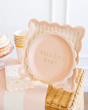 Load image into Gallery viewer, Welcome Baby Pink Plate