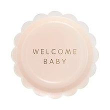 Load image into Gallery viewer, Welcome Baby Pink Plate
