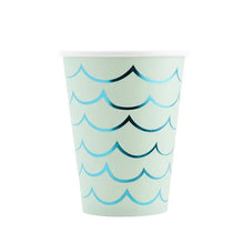 Load image into Gallery viewer, Mermaid Tail Paper Party Cups 12 oz