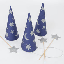 Load image into Gallery viewer, Meri Meri Wizard Party Hats & Wands