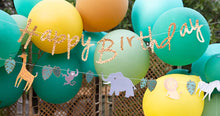 Load image into Gallery viewer, Safari Happy Birthday Banner Set