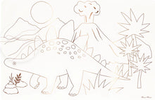 Load image into Gallery viewer, Meri Meri Dinosaurs Coloring Placemats