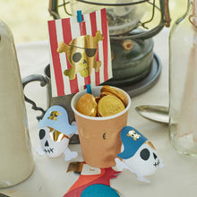 Load image into Gallery viewer, Meri Meri Pirate Cup & Straws Set