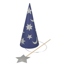 Load image into Gallery viewer, Meri Meri Wizard Party Hats & Wands