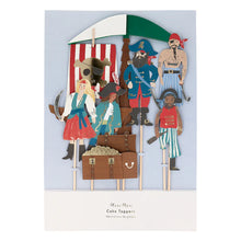 Load image into Gallery viewer, Meri Meri Pirates & Palm Tree Cake Toppers