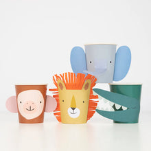 Load image into Gallery viewer, Meri Meri Animal Parade Character Cups