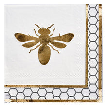 Load image into Gallery viewer, Honeybee Cocktail Napkin