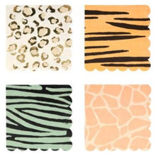 Load image into Gallery viewer, Meri Meri Safari Print Large Napkins