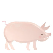 Load image into Gallery viewer, On the Farm Pig Plate| Meri Meri party Decor and Supplies Canada