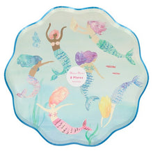 Load image into Gallery viewer, Meri Meri Swimming Mermaid Plate