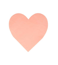 Load image into Gallery viewer, Meri Meri Pink Tone Large Heart Napkins