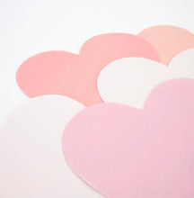 Load image into Gallery viewer, Meri Meri Pink Tone Large Heart Napkins