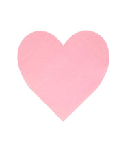 Load image into Gallery viewer, Meri Meri Pink Tone Large Heart Napkins