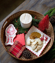 Load image into Gallery viewer, Believe Plaid Cocktail Napkin