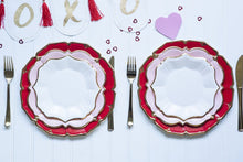 Load image into Gallery viewer, Blush Pink Scalloped Side Plates
