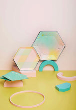 Load image into Gallery viewer, Pastel Ombre Splatter Large Paper Plates