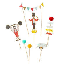 Load image into Gallery viewer, Carnival Cake Topper Set