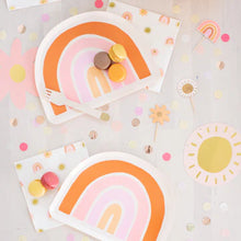 Load image into Gallery viewer, Boho Rainbow Large Plates