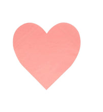 Load image into Gallery viewer, Meri Meri Pink Tone Large Heart Napkins