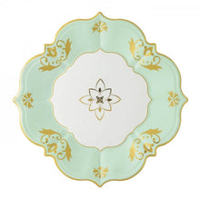Load image into Gallery viewer, Floral Mint Side Plates