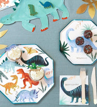 Load image into Gallery viewer, Meri Meri Dinosaur Kingdom Small Plates
