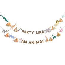 Load image into Gallery viewer, Meri Meri Safari Animals Large Garland
