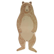 Load image into Gallery viewer, Meri Meri Brown Bear Plate