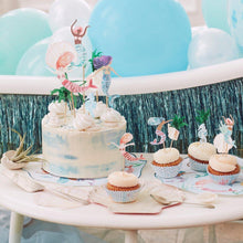 Load image into Gallery viewer, Meri Meri Mermaid Cake Toppers