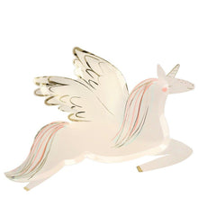 Load image into Gallery viewer, Meri Meri Winged Unicorn Plates