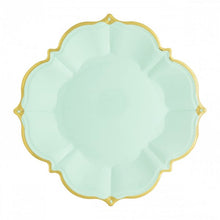 Load image into Gallery viewer, Mint Scalloped Side Plates