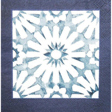 Load image into Gallery viewer, Indigo Batik Cocktail Napkin