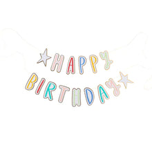 Load image into Gallery viewer, Oui Party Birthday HAPPY BIRTHDAY Banner
