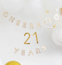 Load image into Gallery viewer, Cheers To Years Banner (Customizable)