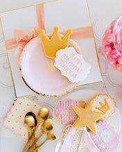 Load image into Gallery viewer, Princess Scalloped Cocktail Napkin