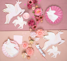 Load image into Gallery viewer, Meri Meri Winged Unicorn Plates