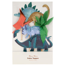 Load image into Gallery viewer, Meri Meri Dinosaur Cake topper