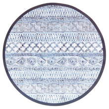 Load image into Gallery viewer, Indigo Batik Wavy Large Dinner Plate