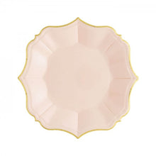 Load image into Gallery viewer, Blush Pink Scalloped Dessert Plates