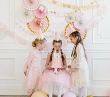 Load image into Gallery viewer, Princess Crowns and Pom Pom Tulle Banner Set