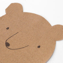 Load image into Gallery viewer, Meri Meri Bear Napkin