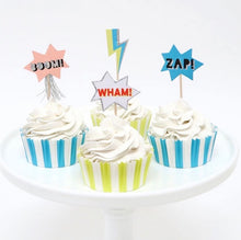 Load image into Gallery viewer, Meri Meri Superhero Cupcake Kit