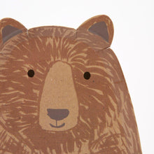 Load image into Gallery viewer, Meri Meri Brown Bear Plate