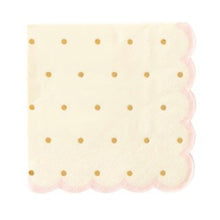 Load image into Gallery viewer, Princess Scalloped Cocktail Napkin