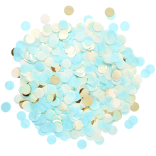 Load image into Gallery viewer, Light Blue and Gold Confetti