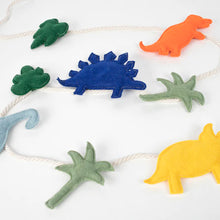 Load image into Gallery viewer, Meri Meri Felt Dinosaur Garland