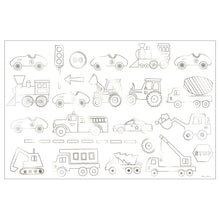 Load image into Gallery viewer, Meri Meri  Construction Coloring Posters
