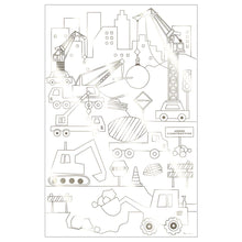 Load image into Gallery viewer, Meri Meri  Construction Coloring Posters