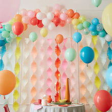 Load image into Gallery viewer, Meri Meri Rainbow Twisty Fringe Backdrop